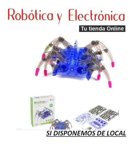Kit Robot Araña Estudiantil Proyectos Estudiantiles+motor