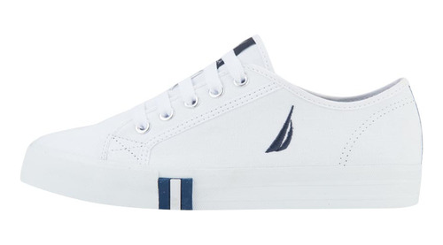 Tenis Casual Urbano Choclo Nautica Rena Blanco