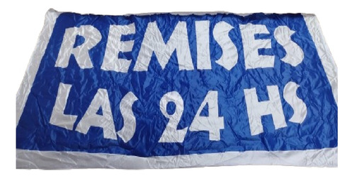 Bandera Remises 24 Horas Azul 150x70cm