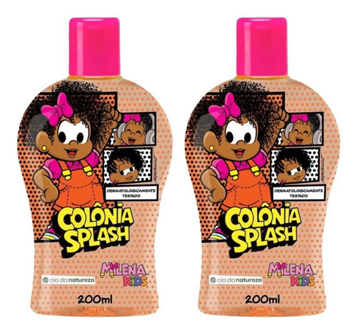 Colonia Cia Da Natureza Splash Milena 200ml - Com 2un