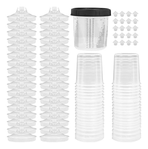 Vasos Pulverizadores Desechables De 20 Onzas (600 Ml), Juego