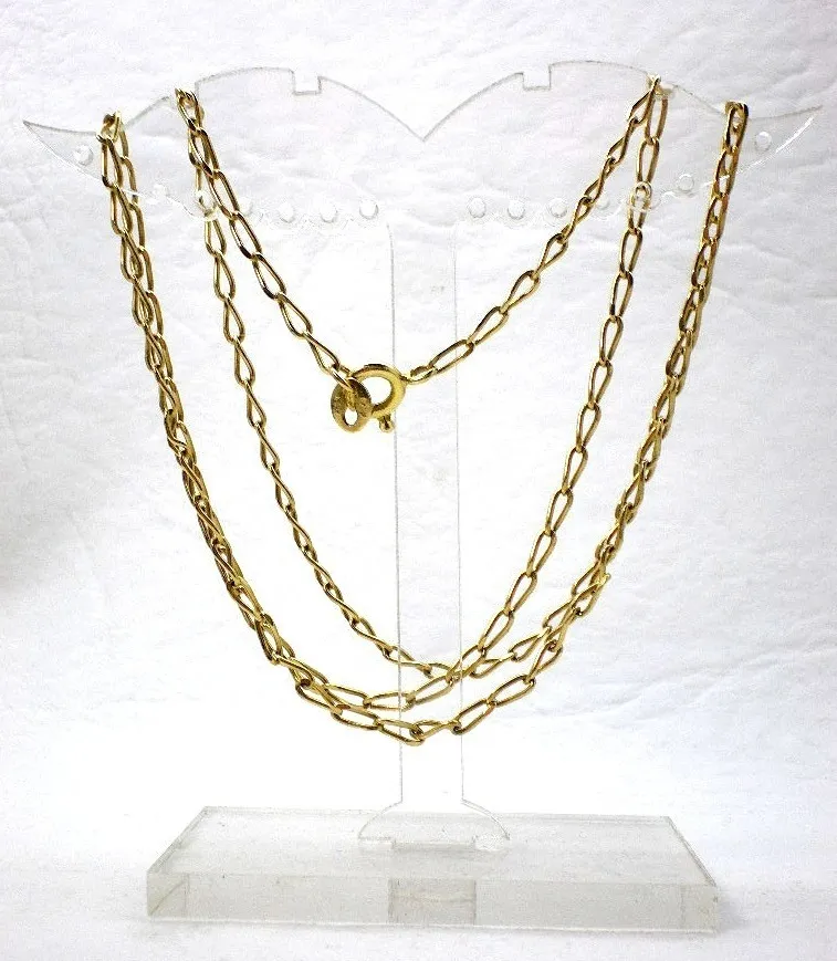 Cadena De Oro 18 Kt Unisex