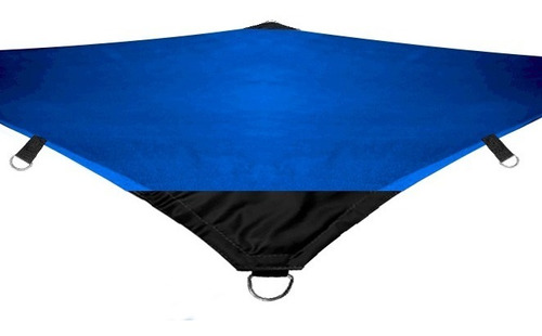 Malla Sombra 90% Raschel Azul De 5mx4m Reforzada
