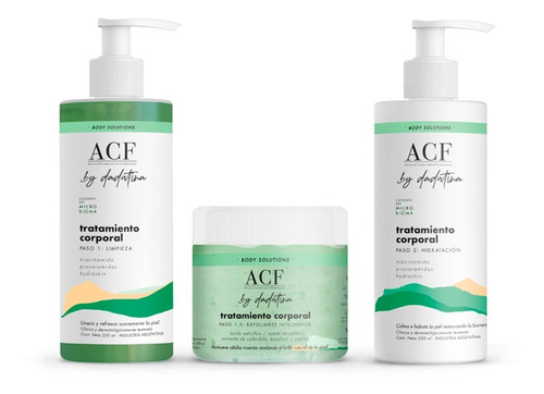 Acf By Dadatina Kit Tratamiento Corporal Body Solutions
