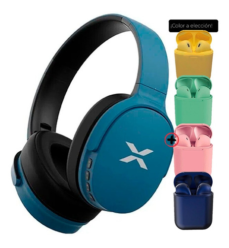 Auriculares Bluetooth Xion Xi-au55bt + Auri Inalámbricos 