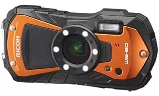 Camara Digital Ricoh Wg-80 Sumergible, Microscopio Naranja