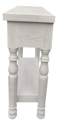 Mesa Recibidora Mardam Vintage Elegante Blanco Vintage