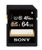 Memoria Sony Sd 64 Gb Clase 10 Sdxc / La Más Rápida!