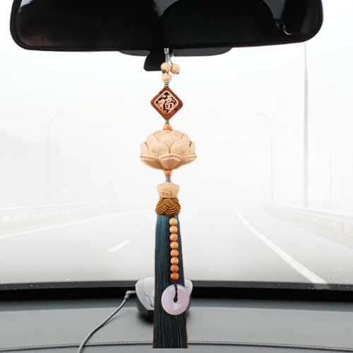 Colgante De Loto Para Coche, Colgante Para Espejo Azul