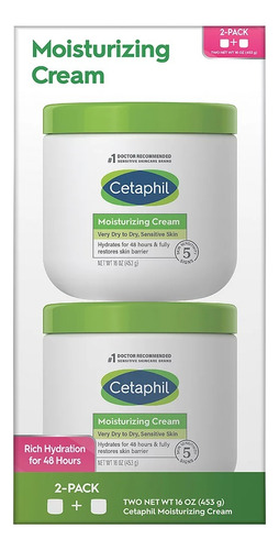 Moisturizing Cream Cetaphil 20 Oz 2 Kit Pack