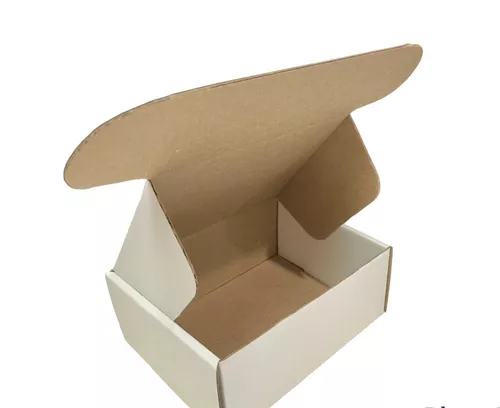 15 Cajas Cartón Pequeña De 13cm X 10cm X 5cm Autoarmable