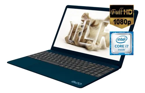 Evoo 15 Fhd Core I7 1tb Ssd + 8gb / Notebook Fina W10 Blue