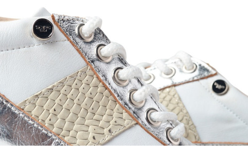 Imagen 9 de 10 de Zapatillas Urbanas De Mujer De Cuero - Atena - Ferraro