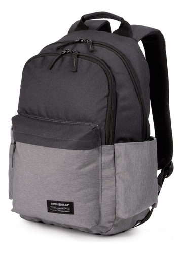 Swissgear 2789 Mochila Para Laptop, Gris/negro, 17.75 Pulgad