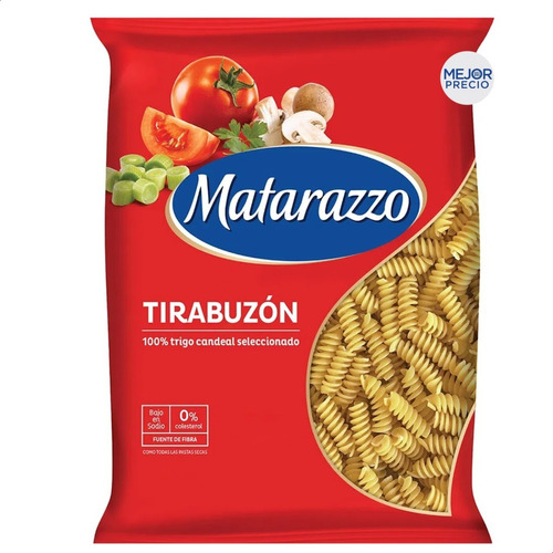 Fideos Matarazzo Tirabuzon Pastas Secas - Mejor Precio