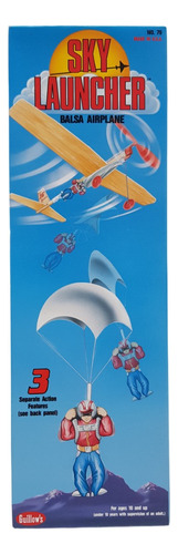 Sky Launcher Guillows Aeroplano De Madera Armable Sellado