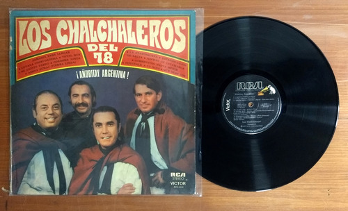 Los Chalchaleros Del 78 Añoritay Argentina Disco Lp Vinilo