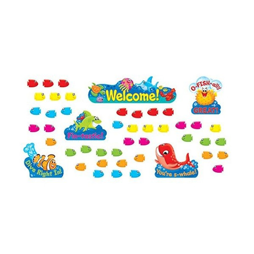 Imagen 3 de 3 de Trend Enterprises Mar Buddies Bienvenido Tablón De Anuncios