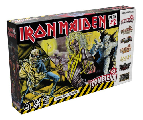 Zombicide 2.0 Iron Maiden Pack 2 Expansão De Jogo Miniaturas