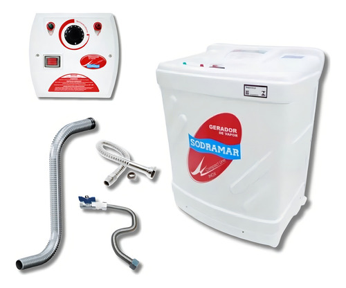 Sauna Vapor 12kw 380trf+instalação+quadro Analógico Sodramar 380v