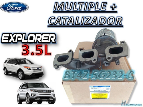 Múltiple + Catalizador Ford Explorer 3.5 Fomoco Original 
