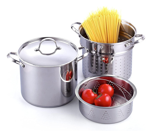 Cooks Standard Olla Para Pasta De Acero Inoxidable 18/10, 1.