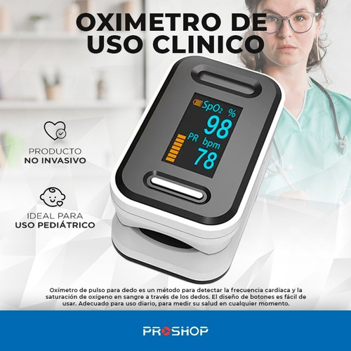 Oximetro Pulso Saturometro Digital Saturador Oxigeno Anmat !