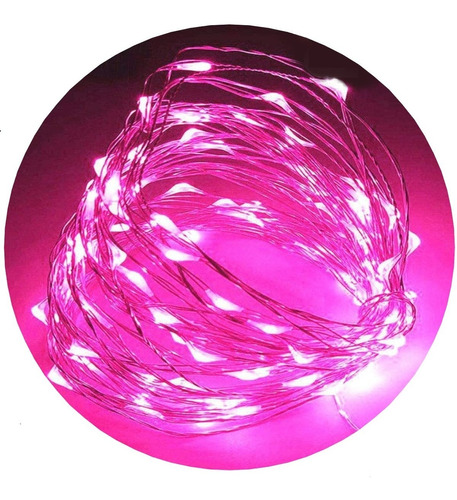 Alambre Luces Led 3 Metros Colores Cable Hilo Tira Exterior Pilas Navidad Pack 10