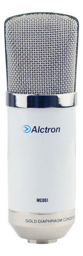 Micrófono Alctron MC001 Condensador Cardioide color blanco