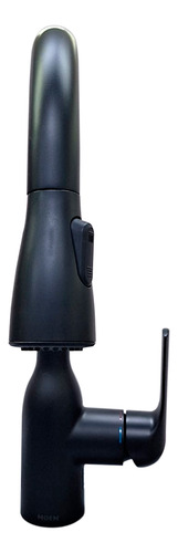 Mezcladora Para Fregadero Extraible Moen 7181bl Negro Mate