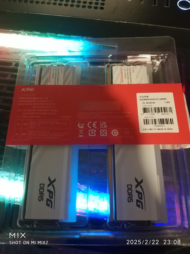 Memoria Ram Xpg Lancer Blade Rgb Ddr5 6000mhz 48gb (2x24gb) (Usado)