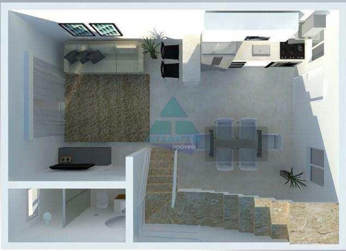 Imagem 8 de 14 de Apartamento Duplex Para Venda Em Ubatuba, Jardim Beira-rio, 1 Dormitório, 1 Banheiro, 1 Vaga - 1072_2-1186428