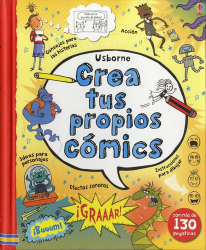 Crea Tus Propios Comics (con Mas De 130 Pegatinas) (cartone)