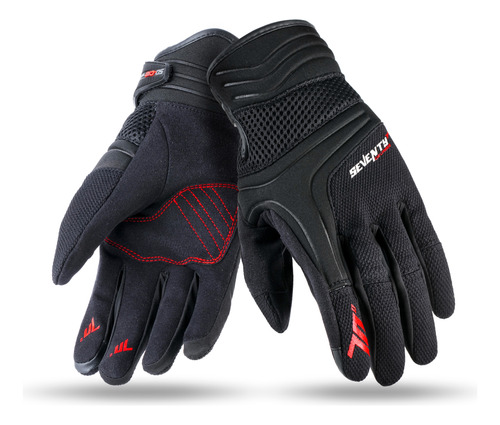 Guantes Moto Hombre Seventy Degrees Sd-c18 Verano Ventilados