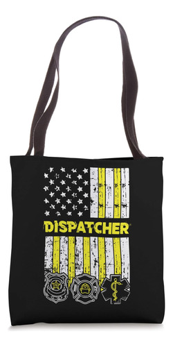 American Flag 911 Operator Dispatch-er Police Fire Ems Gift 
