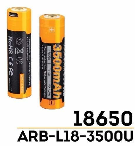 Imagen 3 de 4 de Fenix Rechargeable ARB-L18-3500U 18650 Cilíndrica