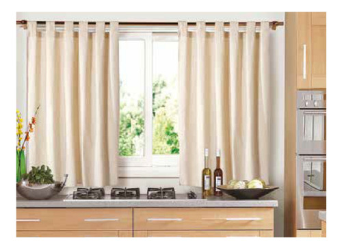 Cortinas Cortas Ambiente 1,50 M Alto Envio Gratis Excel  