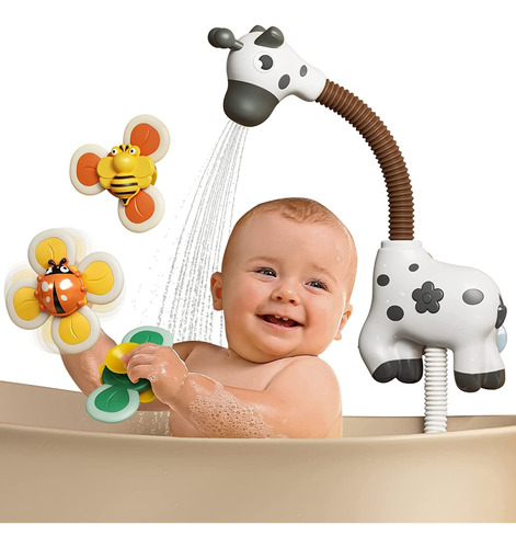 Bañera Con Rociador De Agua. Juguete De Ducha Para Bebés Con
