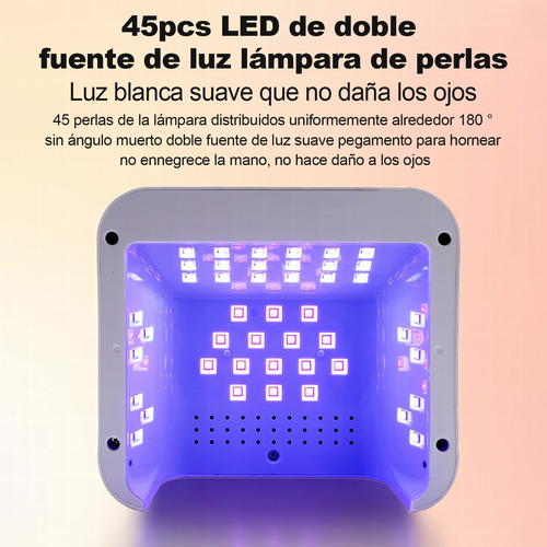 268w Profesional Uv Uñas Lámpara Secador Set