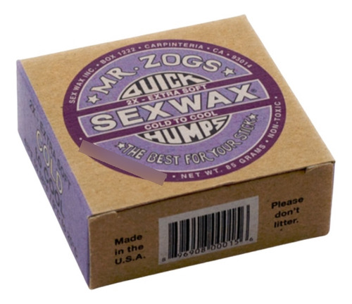 Kit 3 Parafinas Sex Wax Cold To Cool Sexwax Mr. Zogs