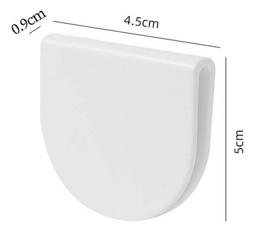 4x Clips Para Cortina De Ducha, Suministros Duraderos Para