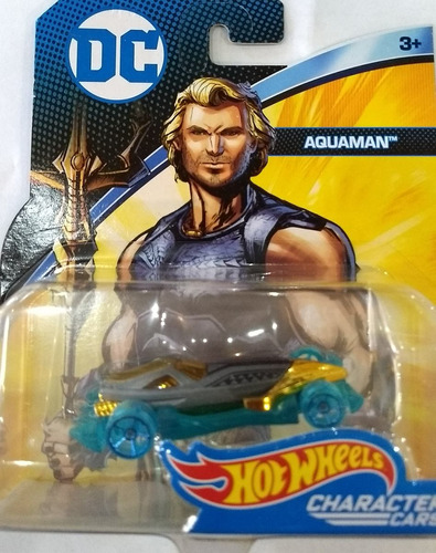 Auto Hot Wheels Aquaman Dc Character Cars Nuevo Rdf1