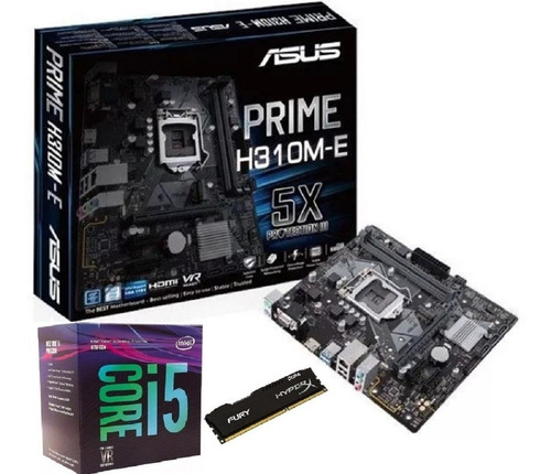 Kit 8º Geração Intel Core I5 8400 + H310m + 4gb Ddr4 C/nfe