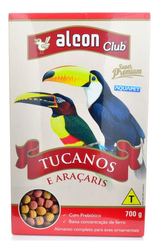 Ração Alcon Club Tucanos E Araçaris 700g