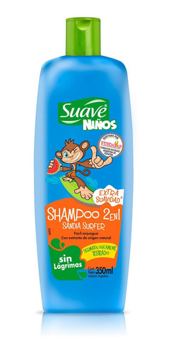 Suave Kids - Shampoo - 2 En 1 Sand Surfer -350 Ml