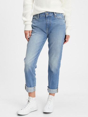 Jean Slim Boyfriend Gap Mujer