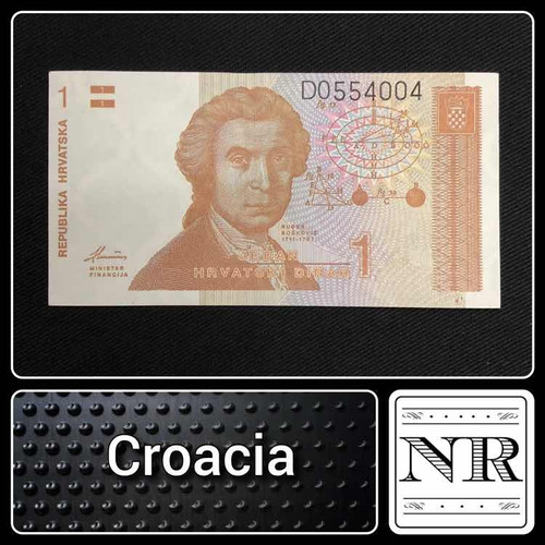 Imagen 1 de 3 de Croacia - Europa - 1 Dinar - Año 1991 - Unc - P# 16