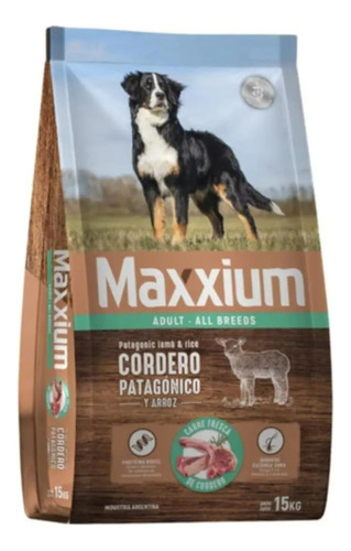 Maxxium Cordero Patagonico Perro X 15 Kg - Happy Tails 