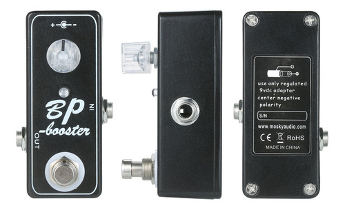 Imagem 2 de 6 de Mini Pedais De Guitarra Mosky Audio Bp Booster Clean Booster