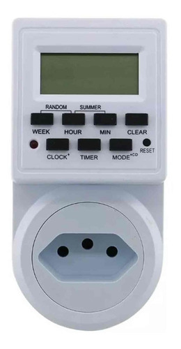 Timer Digital E Temporizador Tomada Bivolt 10a - 9 Programas